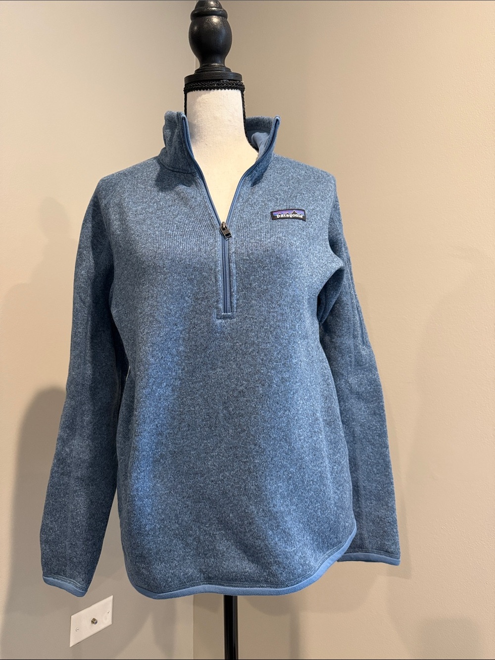 Patagonia Blue Half-Zip Fleece Pullover